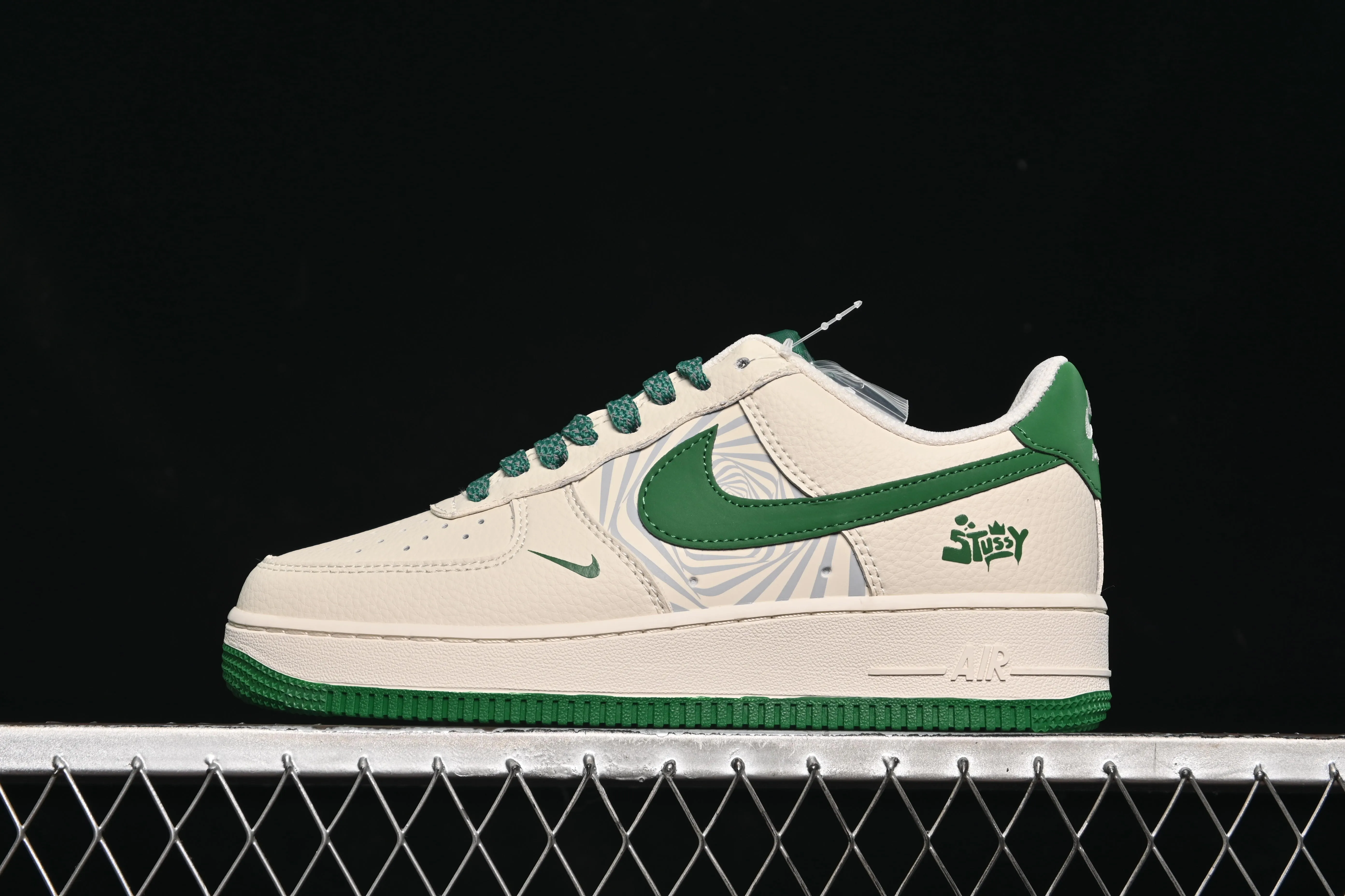 All categories Nk Air Force 1 Air Force series Nk Air Force 1 Low Air Force low-top Nike Air Force 1'07 Low Stusi co-branded beige reflective Air Force 1 low-top casual sneakers HJ3318-001